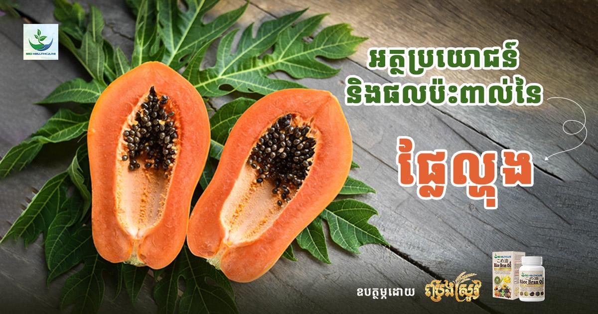 អត្ថប្រយោជន៍ និងផលប៉ះពាល់នៃផ្លែល្ហុង